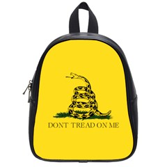 Gadsden Flag Don t Tread On Me School Bag (small) by snek