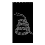 Gadsden Flag Don t tread on me Shower Curtain 36  x 72  (Stall)  Curtain(36 X72 ) - 33.26 x66.24  Curtain(36 X72 )