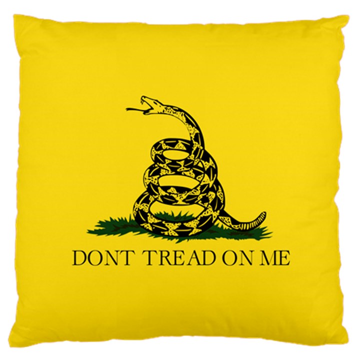 Gadsden Flag Don t tread on me Large Cushion Case (One Side)