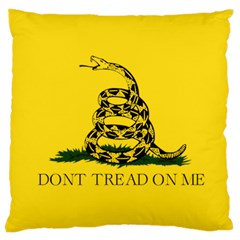 Gadsden Flag Don t tread on me Large Cushion Case (Two Sides)