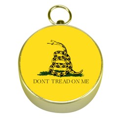 Gadsden Flag Don t tread on me Gold Compasses