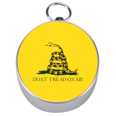 Gadsden Flag Don t Tread On Me Silver Compasses