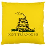 Gadsden Flag Don t tread on me Standard Flano Cushion Case (Two Sides) Front