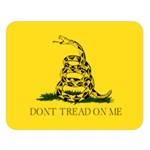 Gadsden Flag Don t tread on me Double Sided Flano Blanket (Large)  80 x60  Blanket Front