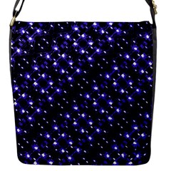 Dark Galaxy Stripes Pattern Flap Messenger Bag (s) by dflcprints