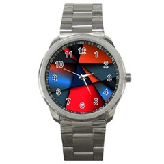 3d And Abstract Sport Metal Watch