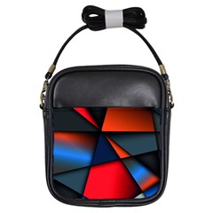 3d And Abstract Girls Sling Bags by Sapixe