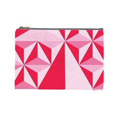 3d Pattern Experiments Cosmetic Bag (large) 