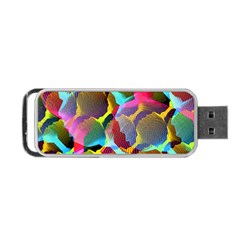 3d Pattern Mix Portable Usb Flash (one Side)