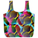 3d Pattern Mix Full Print Recycle Bags (L)  Back