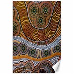 Aboriginal Traditional Pattern Canvas 24  x 36  23.35 x34.74  Canvas - 1