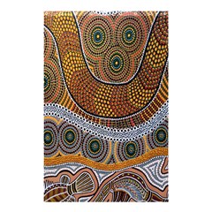 Aboriginal Traditional Pattern Shower Curtain 48  X 72  (small) 