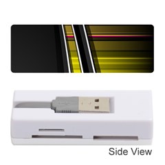 Abstract Multicolor Vectors Flow Lines Graphics Memory Card Reader (stick) 