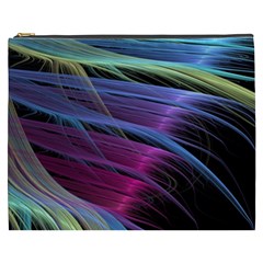 Abstract Satin Cosmetic Bag (xxxl) 