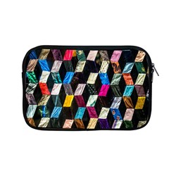 Abstract Multicolor Cubes 3d Quilt Fabric Apple MacBook Pro 13  Zipper Case