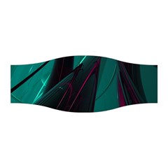 Abstract Green Purple Stretchable Headband by Sapixe