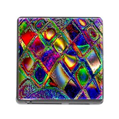 Abstract Digital Art Memory Card Reader (square)