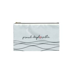 Proud Deplorable MAGA Women for Trump with Heart and handwritten text Cosmetic Bag (Small) 