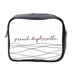 Proud Deplorable MAGA Women for Trump with Heart and handwritten text Mini Toiletries Bag 2-Side