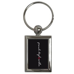 Proud Deplorable Maga Women For Trump With Heart And Handwritten Text Key Chains (rectangle)  by snek