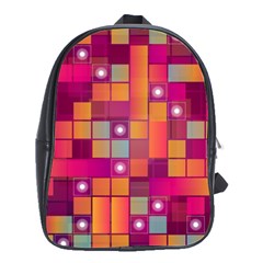 Abstract Background Colorful School Bag (large) by Sapixe