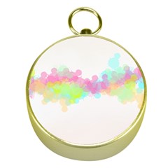 Abstract Color Pattern Colorful Gold Compasses