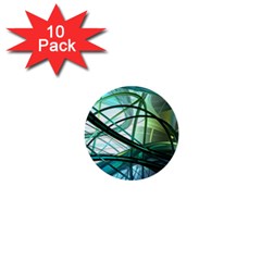 Abstract 1  Mini Buttons (10 pack) 