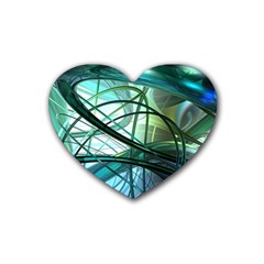 Abstract Heart Coaster (4 Pack) 