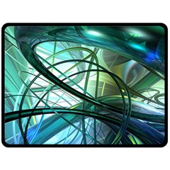 Abstract Fleece Blanket (Large) 