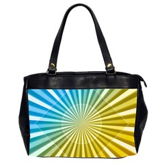 Abstract Art Art Radiation Office Handbags (2 Sides) 