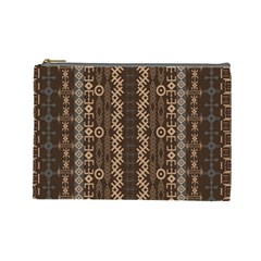 African Style Vector Pattern Cosmetic Bag (large) 