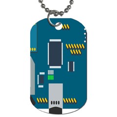 Amphisbaena Two Platform Dtn Node Vector File Dog Tag (two Sides) by Sapixe