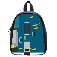 Amphisbaena Two Platform Dtn Node Vector File School Bag (small) by Sapixe