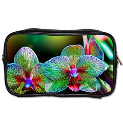 Alien Orchids Floral Art Photograph Toiletries Bags 2-side