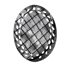 Architecture Roof Structure Modern Oval Filigree Ornament (two Sides) by Sapixe