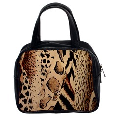 Animal Fabric Patterns Classic Handbags (2 Sides) by Sapixe