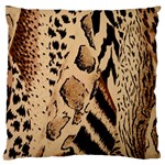 Animal Fabric Patterns Large Cushion Case (One Side) Front