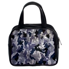 Army Camo Pattern Classic Handbags (2 Sides) by Sapixe