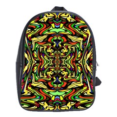 Artwork By Patrick-colorful-19 School Bag (large) by ArtworkByPatrick
