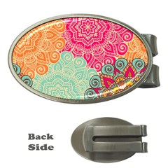 Art Abstract Pattern Money Clips (oval) 
