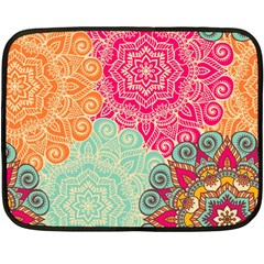 Art Abstract Pattern Double Sided Fleece Blanket (mini) 