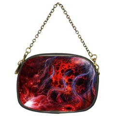 Art Space Abstract Red Line Chain Purses (two Sides) 