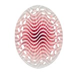 Art Abstract Art Abstract Oval Filigree Ornament (Two Sides) Front