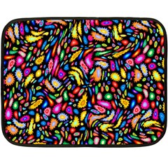 Artwork By Patrick-colorful-24 Double Sided Fleece Blanket (mini) 