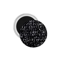 Antique Roman Typographic Pattern 1.75  Magnets