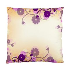 Background Floral Background Standard Cushion Case (two Sides) by Sapixe