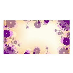 Background Floral Background Satin Shawl by Sapixe