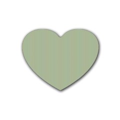 Background Pattern Green Heart Coaster (4 Pack) 