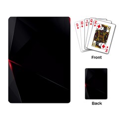 Black Light Dark Figures Playing Card by Sapixe