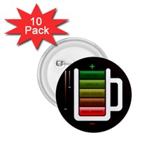 Black Energy Battery Life 1 75  Buttons (10 Pack) by Sapixe